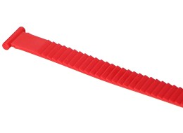 Befestigungsriemen für den Fahrradträger an der Anhängerkupplung, Länge 27 cm, rot - Ersatzteil