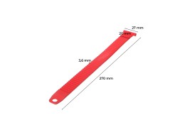Befestigungsriemen für den Fahrradträger an der Anhängerkupplung, Länge 27 cm, rot - Ersatzteil