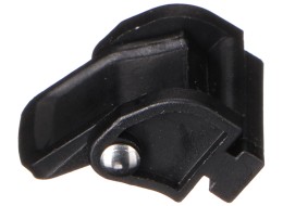 Kunststoffschließe für Spannband des Fahrradträgers BIKE 2 / 3 / 4, schwarz - Ersatzteil