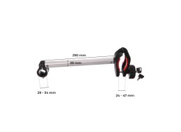 Arm / Rahmenhalter für Fahrradträger an der Anhängerkupplung, lang, Länge 29 cm - Ersatzteil