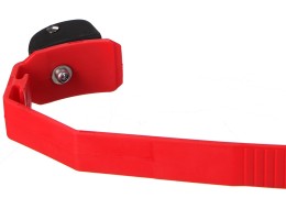 Schnellspannband für Fahrradträger an der Anhängerkupplung, Länge 38 cm, rot - Ersatzteil