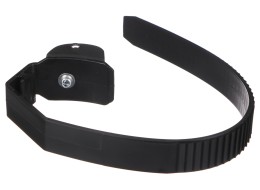 Schnellspannriemen für Fahrradträger an der Anhängerkupplung, Länge 38 cm, schwarz - Ersatzteil