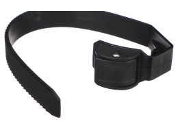 Schnellspannriemen für Fahrradträger an der Anhängerkupplung, Länge 38 cm, schwarz - Ersatzteil