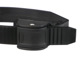 Schnellspannriemen für Fahrradträger an der Anhängerkupplung, Länge 38 cm, schwarz - Ersatzteil