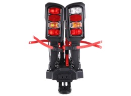 Fahrradträger für die Anhängerkupplung E-BIKE 2 PREMIUM - 2 E-Bikes, Tragfähigkeit 60 kg, klappbar