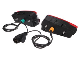 Leuchten-Set mit Kabel und 13-poligem Stecker für Fahrradträger E-BIKE PRO - Ersatzteil