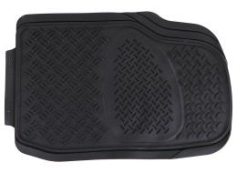 Universelle Gummiautofußmatten CAR MAT UNI SET 3, Komplettset, 4 Stück
