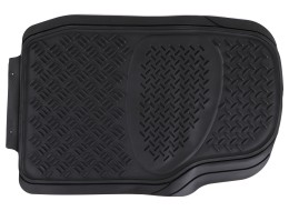 Universelle Gummiautofußmatten CAR MAT UNI SET 3, Komplettset, 4 Stück