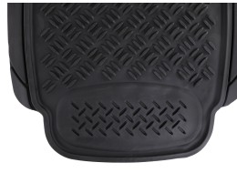 Universelle Gummiautofußmatten CAR MAT UNI SET 3, Komplettset, 4 Stück