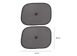 Sonnenschutz mit Saugnapf für Seitenscheibe CAR SUNSHADE SET 7, 44 x 36 cm, 2 Stück