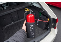 Halter für 1-kg-Feuerlöscher fürs Auto mit Klettverschluss CAR FIRE 1