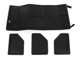 Kofferraum-Organizer CAR COMPACT LEATHER L, 2 Fächer, faltbar, mit Deckel