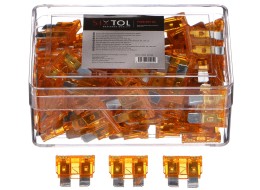 Satz Flachsicherungen fürs Auto MECHANIC FUSE SET 5A, 100 St.