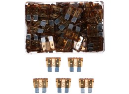 Satz Flachsicherungen für Kraftfahrzeuge MECHANIC FUSE SET 7,5A, 100ks