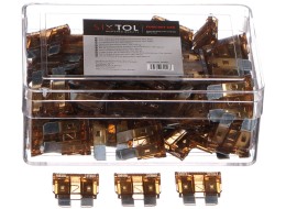 Satz Flachsicherungen für Kraftfahrzeuge MECHANIC FUSE SET 7,5A, 100ks