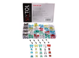 Satz Flach- und Glassicherungen für Kraftfahrzeuge MECHANIC FUSE SET 215