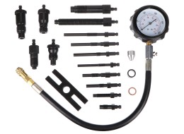 Satz zur Kompressionsprüfung von Dieselmotoren MECHANIC ENGINE TESTER 19, 0-70 bar, 19-tlg.
