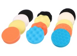 Satz Polierpads/-schwämmchen mit Halter zum Autoreinigen CAR DETAILING PAD 30, 30 Stück