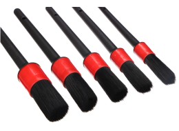 Set weicher Präzisionsbürsten zur Autoreinigung CAR DETAILING BRUSH 5 SOFT, 5 Stück
