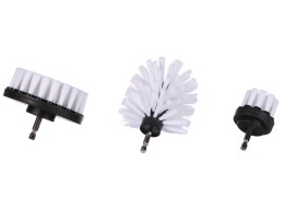 Set Bohrmaschinenbürsten zur Autoreinigung CAR DETAILING DRILL BRUSH 3 SOFT, 3 Stück