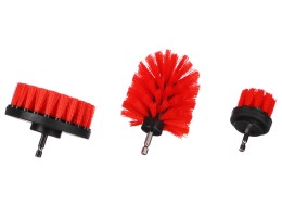 Bürstenset für Bohrmaschine zur Autoreinigung CAR DETAILING DRILL BRUSH 3 MEDIUM, 3 Stück