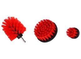 Bürstenset für Bohrmaschine zur Autoreinigung CAR DETAILING DRILL BRUSH 3 MEDIUM, 3 Stück
