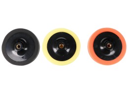 Set Polierpads/-schwämme mit Bohrmaschinenaufnahme für Autoreinigung CAR DETAILING PAD 3, 3 Stück