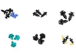 Satz von Klammern, Befestigungen und Bolzen für Fahrzeugverkleidung MECHNIC TRIM CLIP SET 700