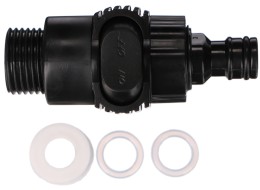 Durchfluss-Waschbürste fürs Auto mit zwei Aufsätzen CAR DETAILING WASH BRUSH SET 2, 240 cm