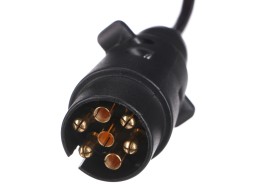 Spiralförmiges Verbindungskabel für Anhängerstecker TRAILER CABLE 3, 7-7polig, 3 m