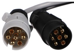 Kabeladapter für Anhängersteckdose TRAILER CABLE 5, von 13-polig auf 7-polig N+S, 35 cm