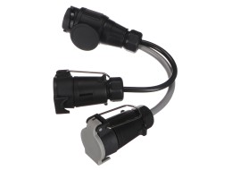Kabeladapter Stecker der Anhängevorrichtung TRAILER CABLE 6, von 13-polig auf 7-polig N+S, 35 cm