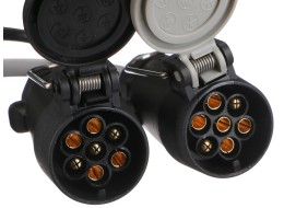 Kabeladapter Stecker der Anhängevorrichtung TRAILER CABLE 6, von 13-polig auf 7-polig N+S, 35 cm