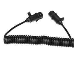 Spiralkabel 7-polig Typ N TRAILER CABLE 11, Kunststoffstecker, 24V, 3,5 m