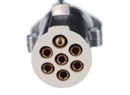 Spiralkabel 7-polig Typ S TRAILER CABLE 12, Metallstecker, 24V, 3,5 m