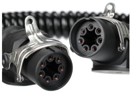 Verbindungsspiralkabel EBS 7-polig TRAILER CABLE 14, 24V, 3,5m