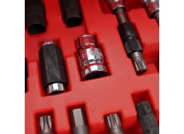 Satz für Montage und Demontage von Lichtmaschinenriemenscheiben MECHANIC PULLEY SET 4, 30 St.