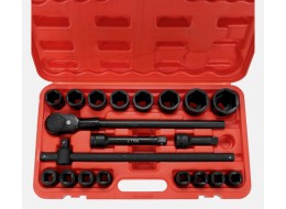 Steckschlüssel-Satz mit Ratsche MECHANIC WRENCH SET 2, Heavy-Duty, 21 St.