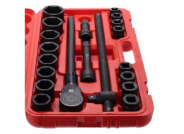Steckschlüssel-Satz mit Ratsche MECHANIC WRENCH SET 2, Heavy-Duty, 21 St.