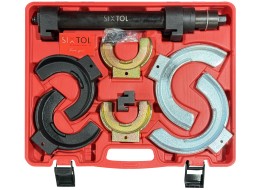 Satz Federspanner für Stoßdämpfer mit austauschbaren Gabeln MECHANIC SPRING SET 5