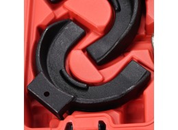 Satz Federspanner für Stoßdämpfer mit austauschbaren Gabeln MECHANIC SPRING SET 5