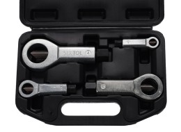 Satz zum Ausschneiden beschädigter Muttern MECHANIC NUT REMOVER 1, 4-teilig