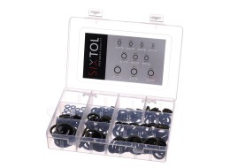 Satz Dichtungsringe aus NBR und Stahl MECHANIC RING SET 3, M6–M24, 180 Stück