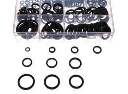 Satz Dichtungsringe aus NBR und Stahl MECHANIC RING SET 3, M6–M24, 180 Stück