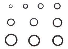 Satz Dichtungsringe aus NBR und Stahl MECHANIC RING SET 3, M6–M24, 180 Stück