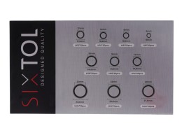 Satz Dichtungsringe aus NBR und Stahl MECHANIC RING SET 3, M6–M24, 180 Stück