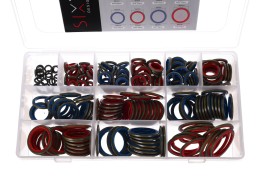 Satz hydraulischer Dichtungen mit Gummilippe MECHANIC RING SET 4, 245 Stück
