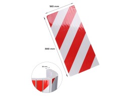 Selbstklebender Schaumstoff-Pfostenschutz für die Garage CAR PARK GUARD POLE 1, 18 x 38 x 1,5 cm, 2