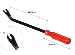 Gebogene lange Gabel zur Demontage von Polsterungen und Innenraum MECHANIC TRIM ONE 12