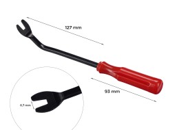 Gebogene kurze Gabel zur Demontage von Polsterungen und Innenraum MECHANIC TRIM ONE 13